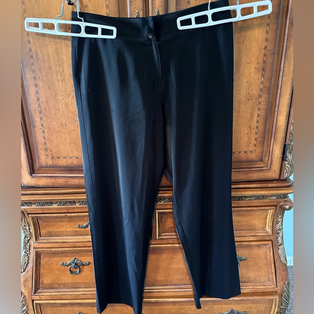 Chico's Black Straight-Leg Dress Pants